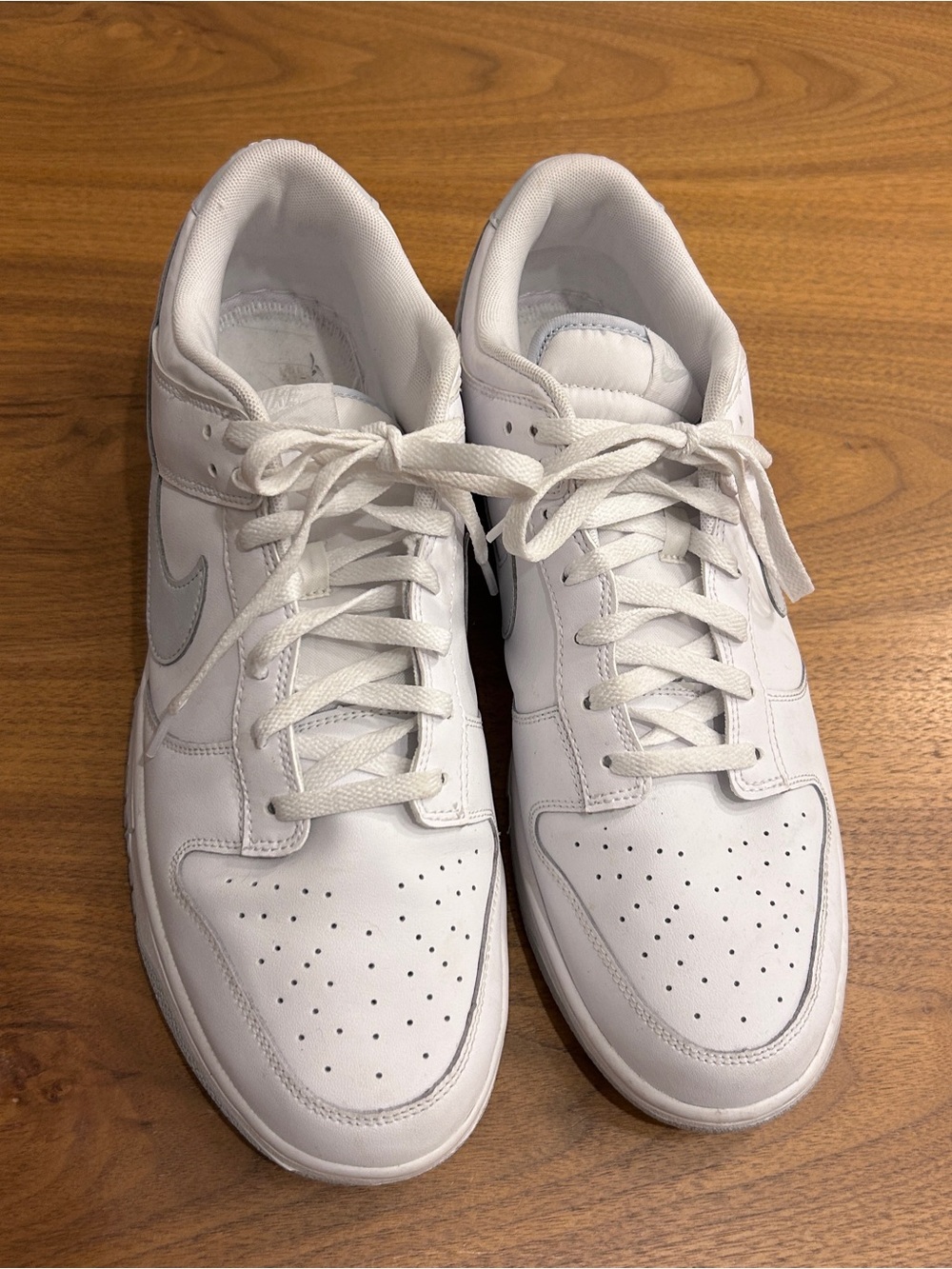 Nike Dunk Low Retro “White Pure Platinum” Men’s Size 14